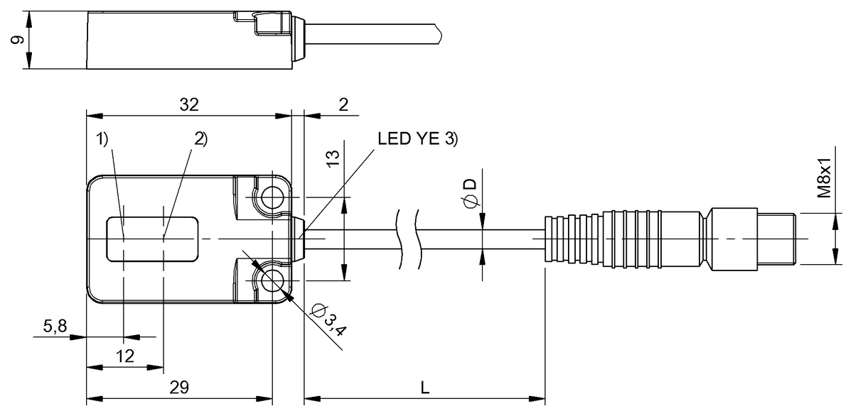 Diffuse sensors