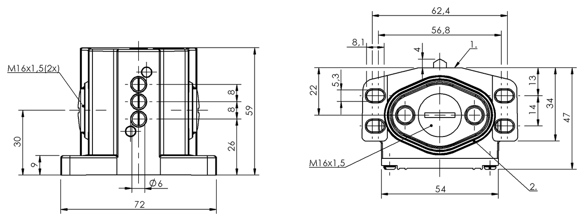 Mechanical multiple position limit switches