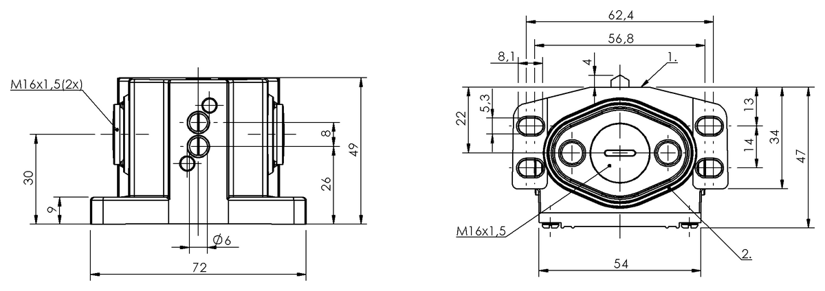機械式マルチポジションスイッチ