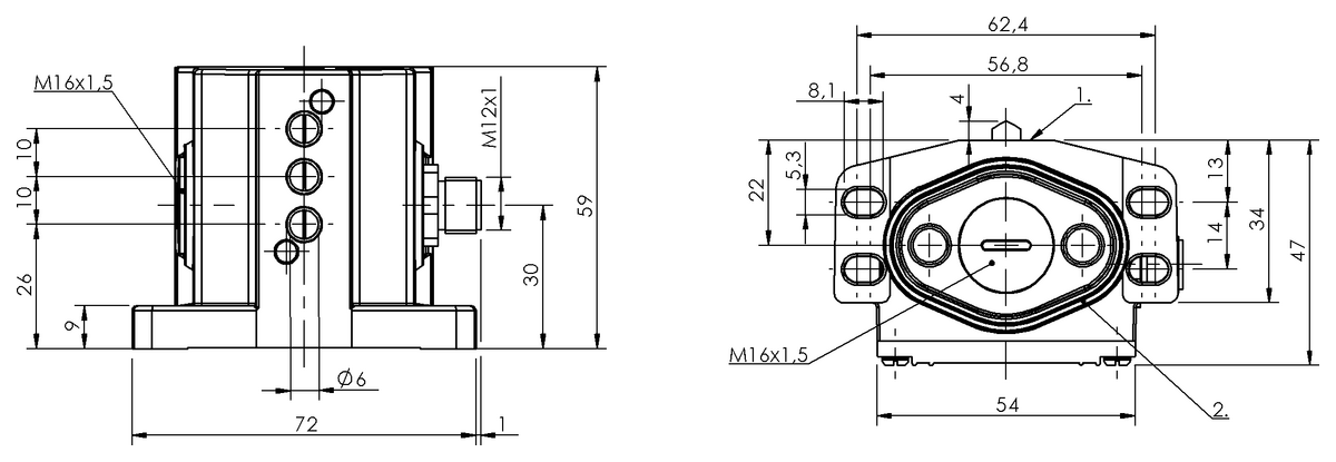 Interruttori di posizione multipli meccanici