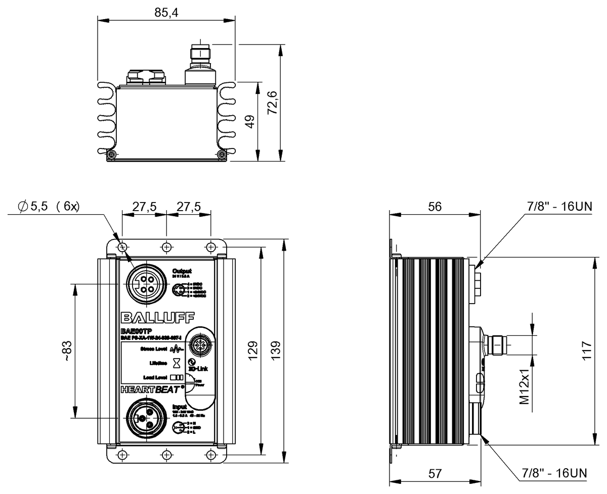 Heartbeat® power supply units with IO-Link interface