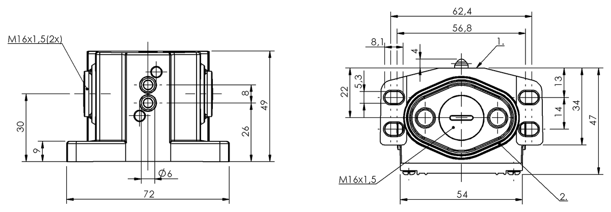 Mechanical multiple position limit switches