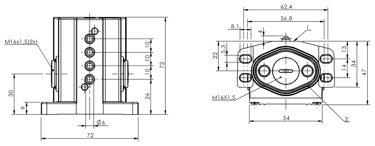 Mechanical multiple position limit switches
