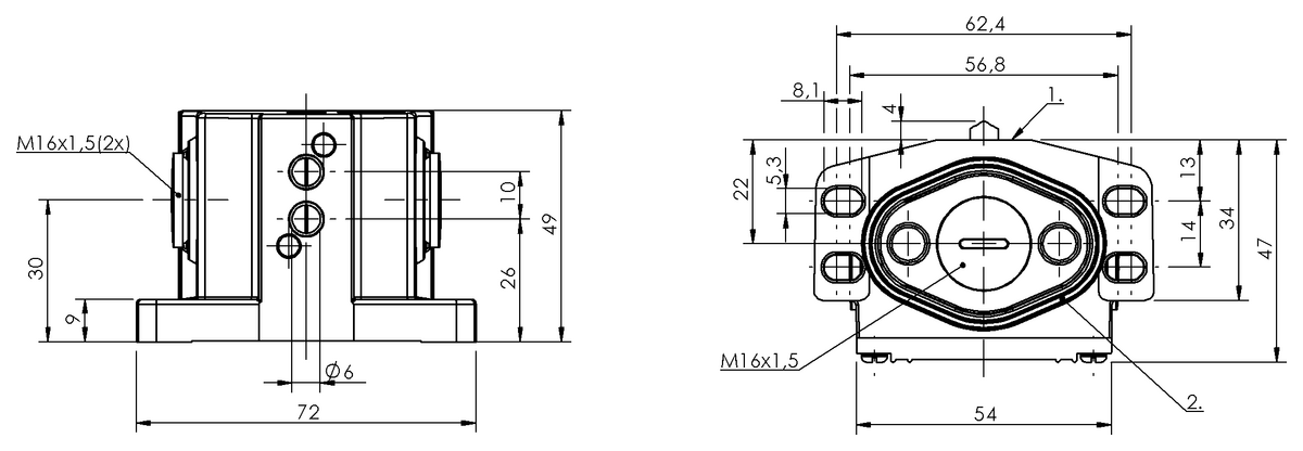 Mechanical multiple position limit switches