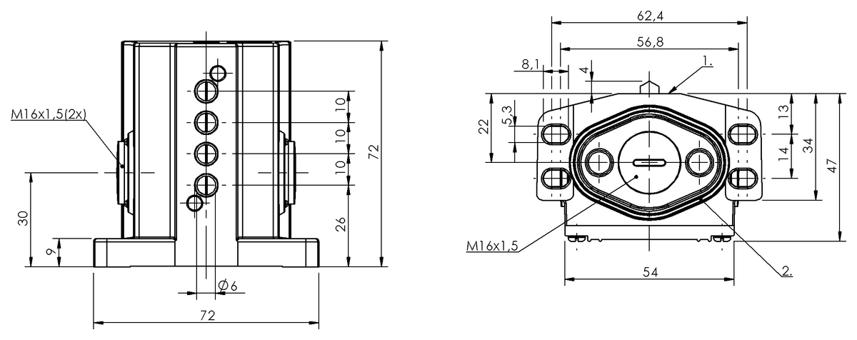 Mechanical multiple position limit switches