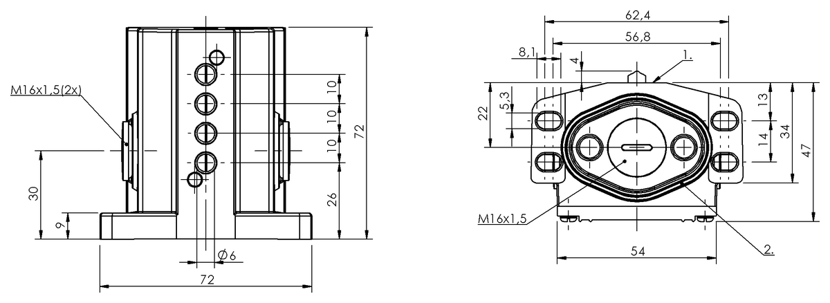 Mechanical multiple position limit switches