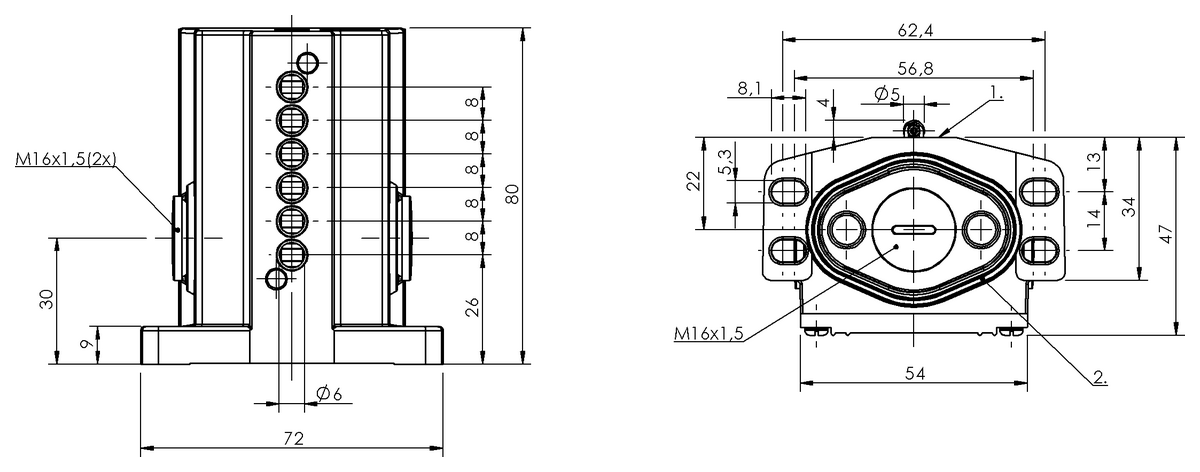 Mechanical multiple position limit switches