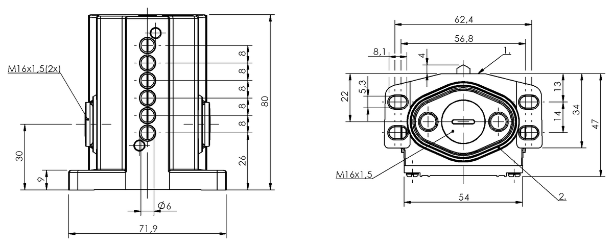 Mechanical multiple position limit switches