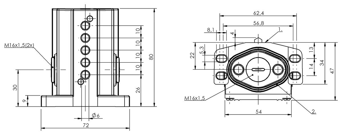 Mechanical multiple position limit switches