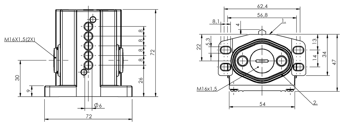 Mechanical multiple position limit switches