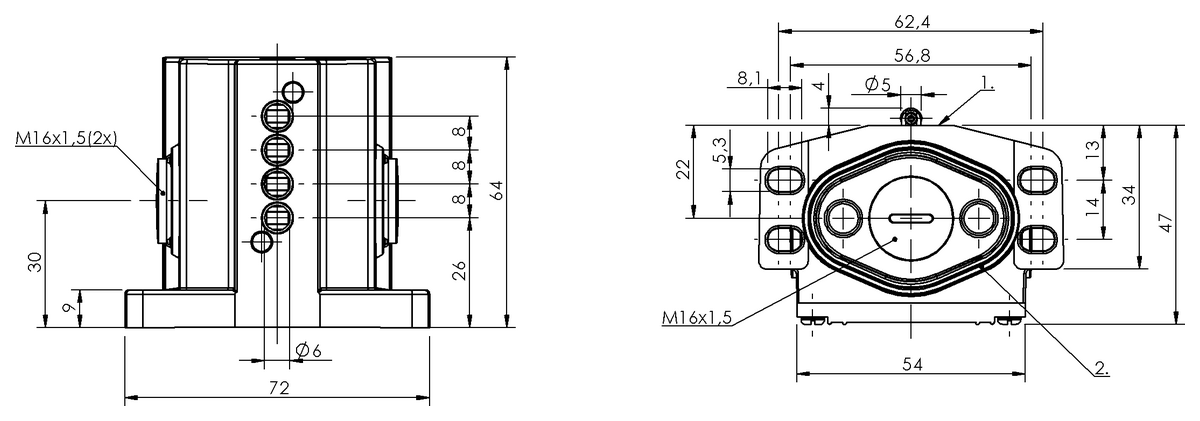 機械式マルチポジションスイッチ