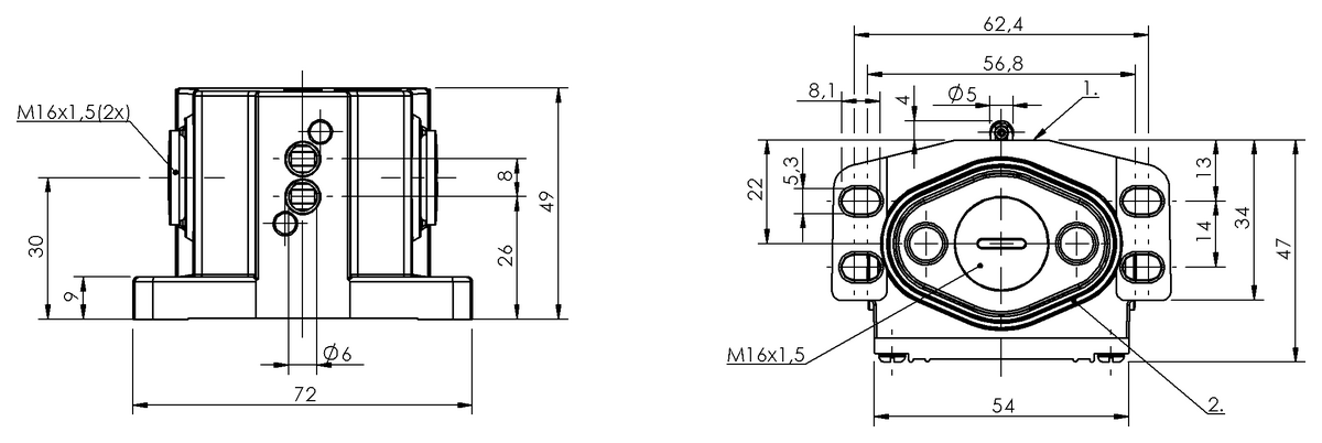 Mechanical multiple position limit switches