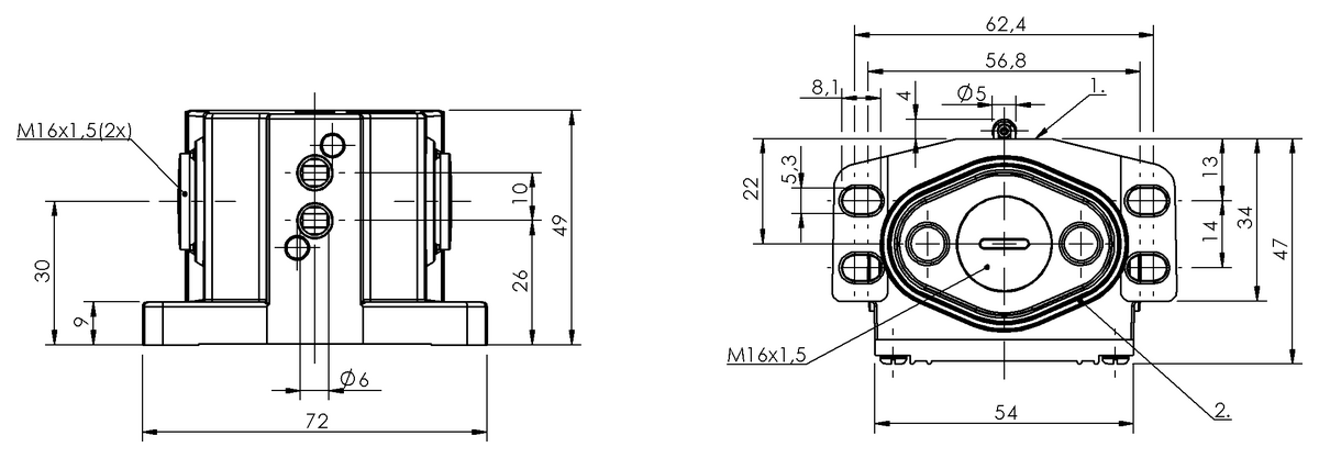 Mechanical multiple position limit switches