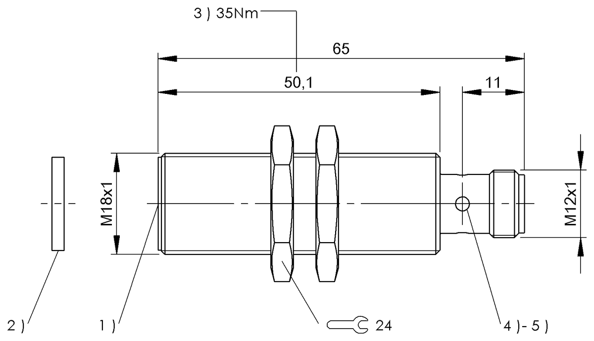 HF read/write heads and antennas (13.56 MHz)