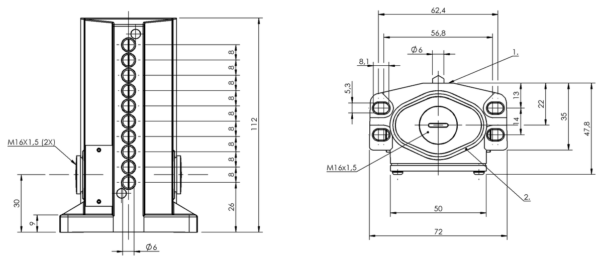 Finales de carrera mecánicos múltiples