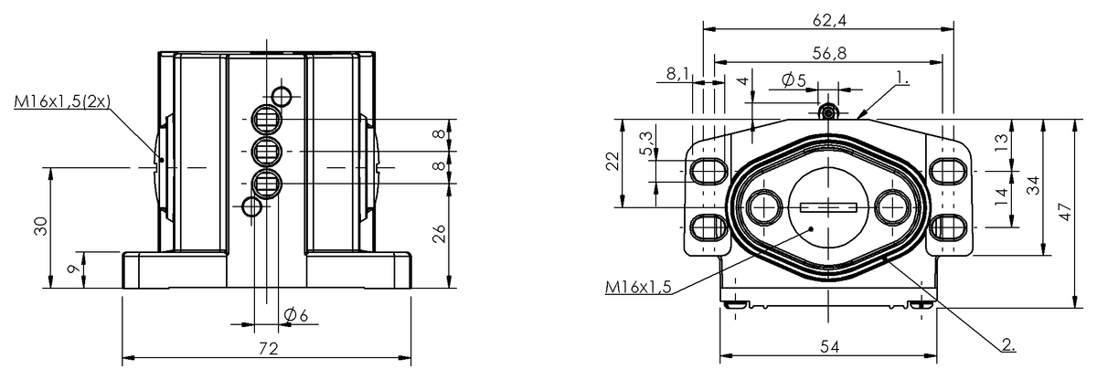 Mechanical multiple position limit switches