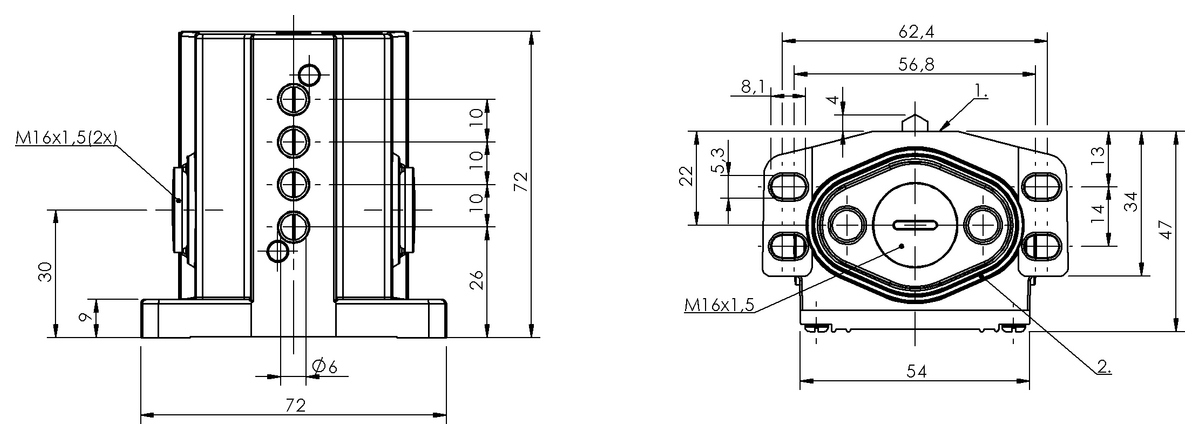 Mechanical multiple position limit switches