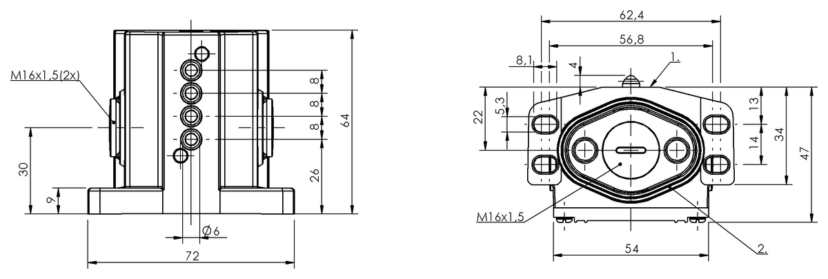Mechanical multiple position limit switches
