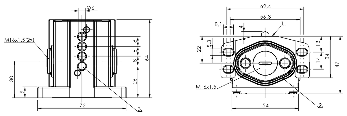 Multiple-position cam switches with mixed connections