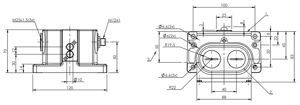 Mechanical multiple position limit switches
