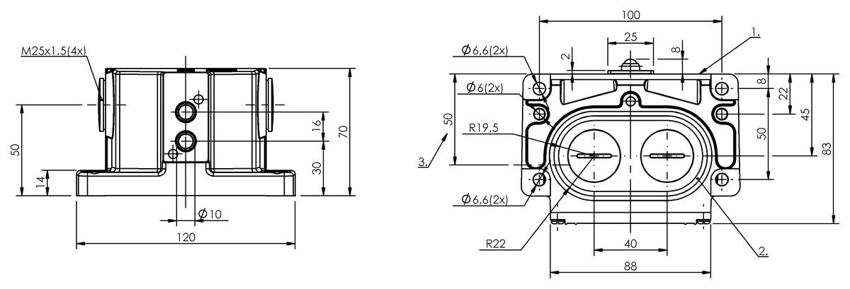 Mechanické radové koncové spínače
