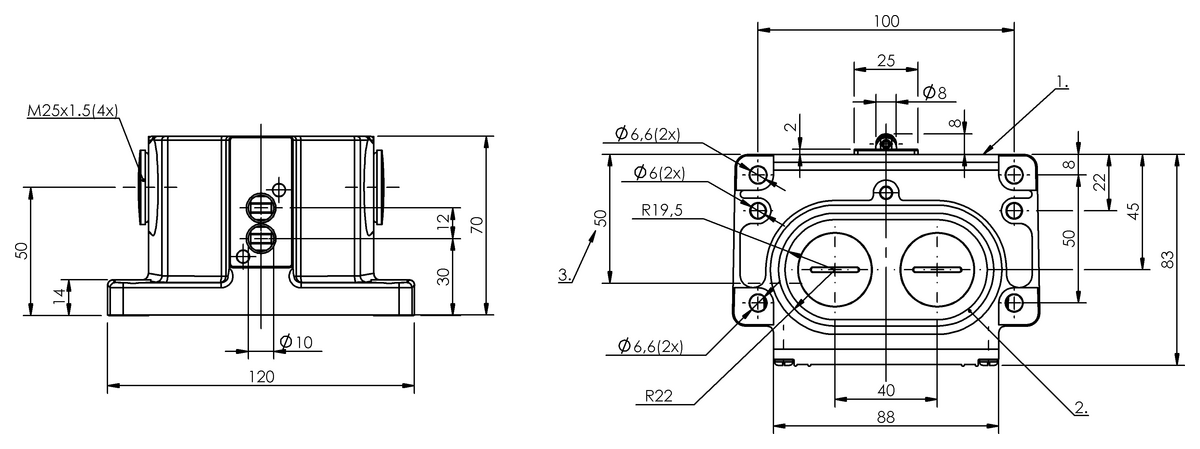 Mekanik çok konumlu limit sviçler