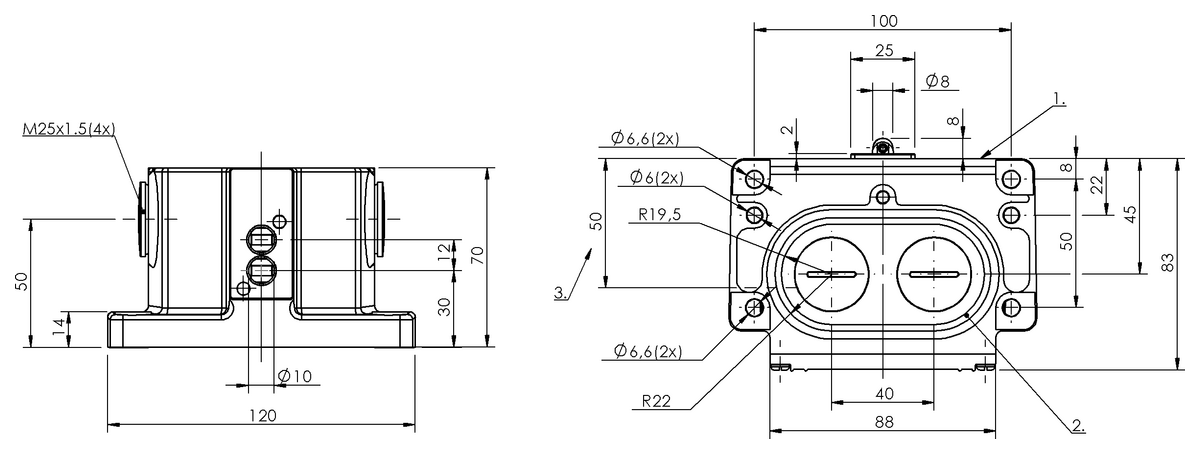 Mechanical multiple position limit switches