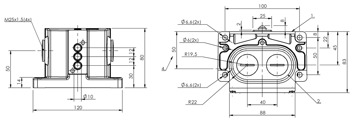 Mechanical multiple position limit switches