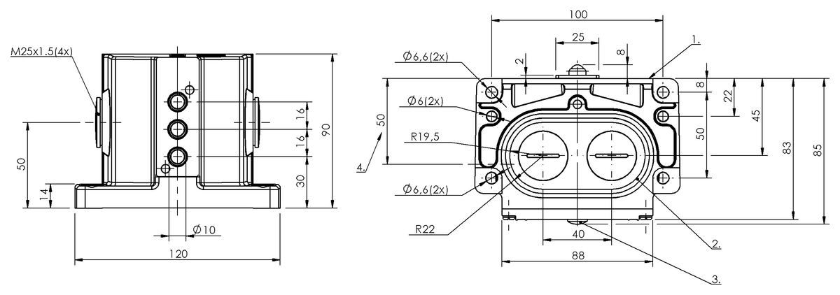 Mechanical multiple position limit switches