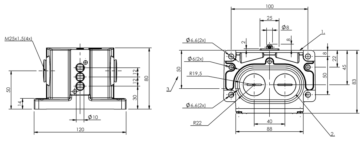 Mechanical multiple position limit switches