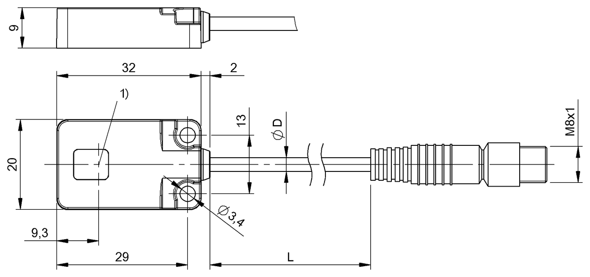 Through-beam sensors