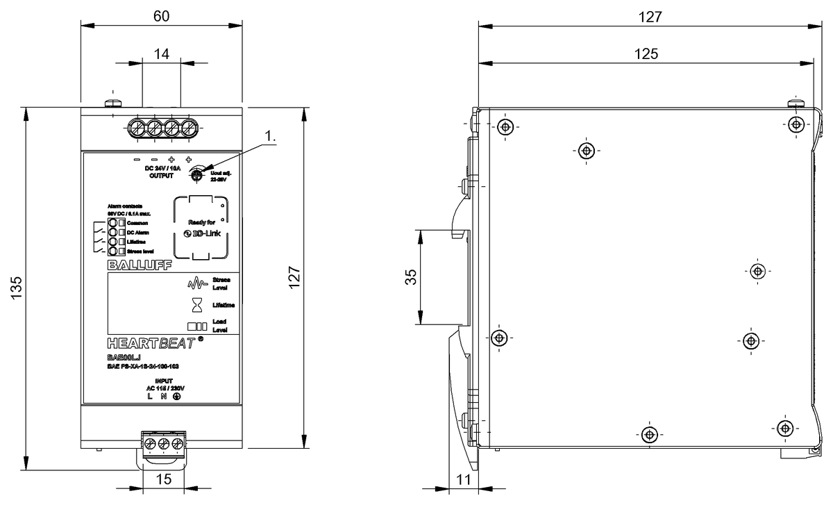 Heartbeat® power supply units with IO-Link interface