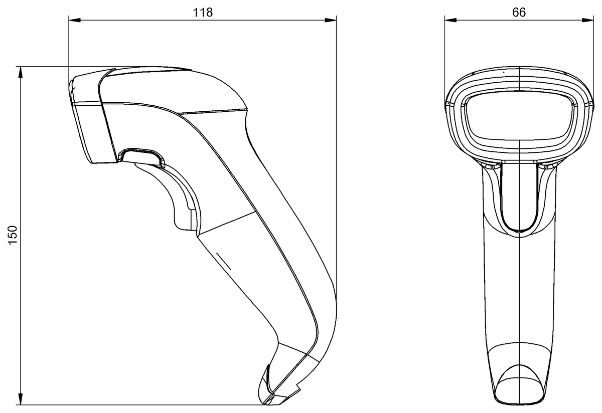 Handheld-code-reader BVS HS-Q