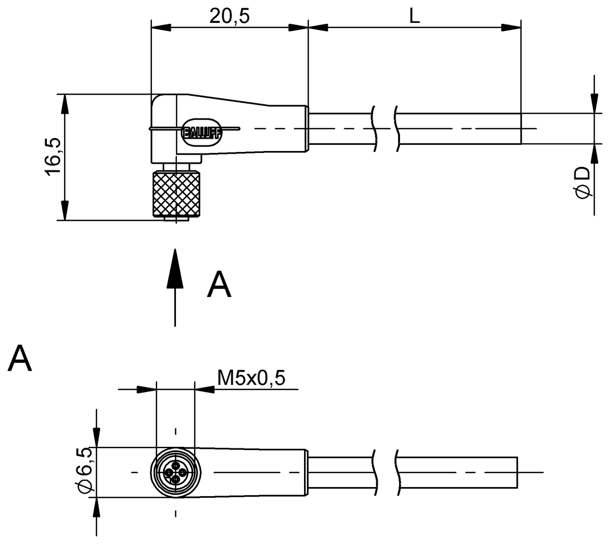 Single-ended cordsets