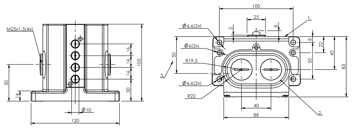 Mechanical multiple position limit switches