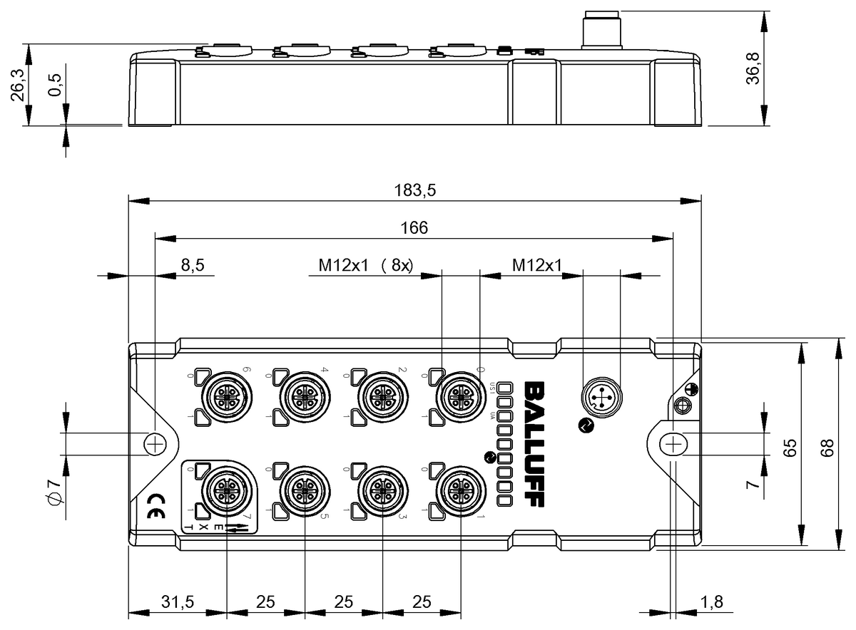 IO-Link传感器/执行器集线器