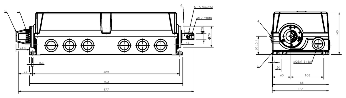 Inductive rotary cam switches