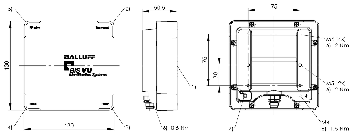RFID UHF-Reader (860…930 MHz)