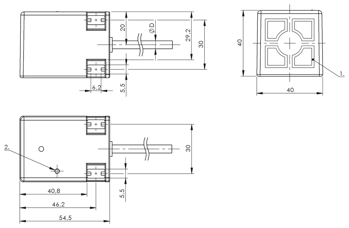 Endüktif yakınlık anahtarları