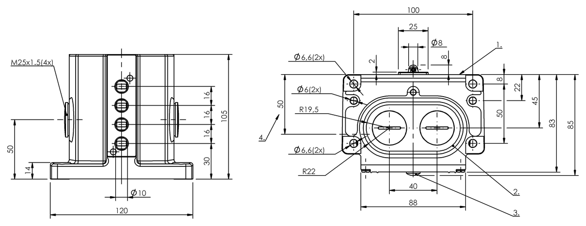 Mechanical multiple position limit switches