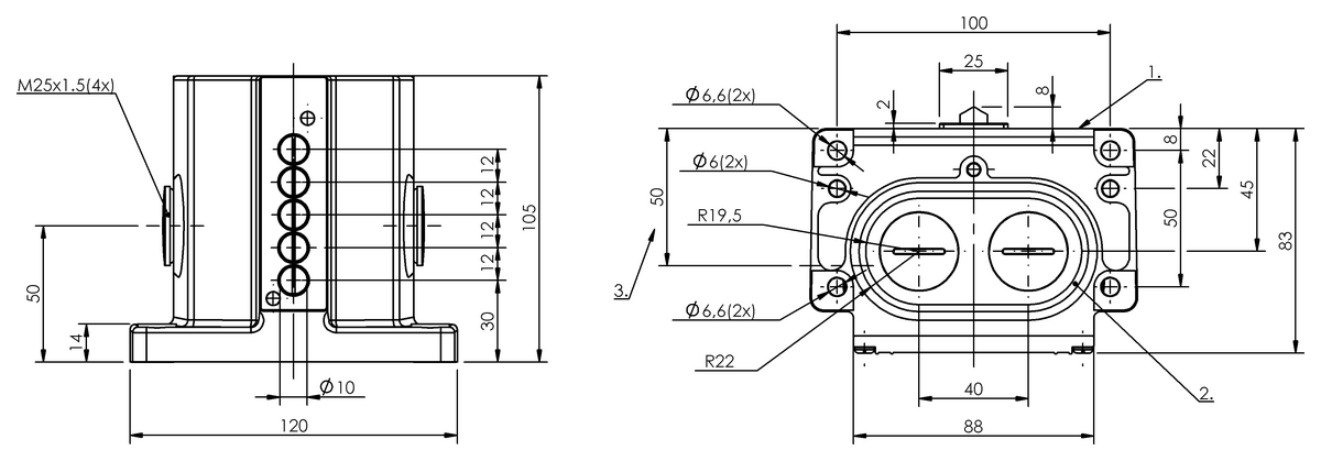 Finales de carrera mecánicos múltiples