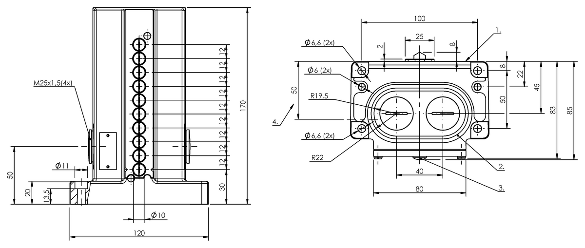 Interrupteurs de position multipistes mécaniques