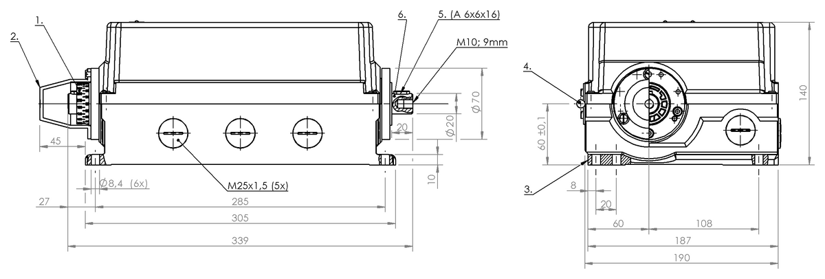 Standard rotary cam switches