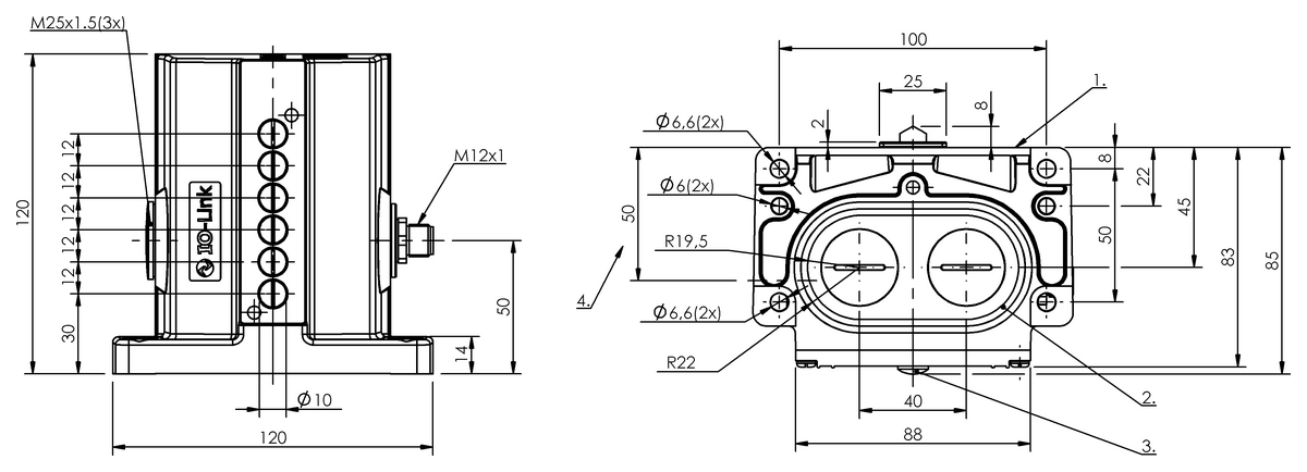 Mechanical multiple position limit switches
