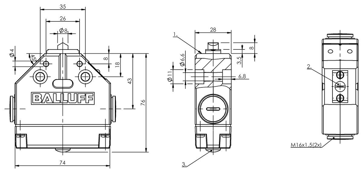 Mechanische Einzelpositionsschalter