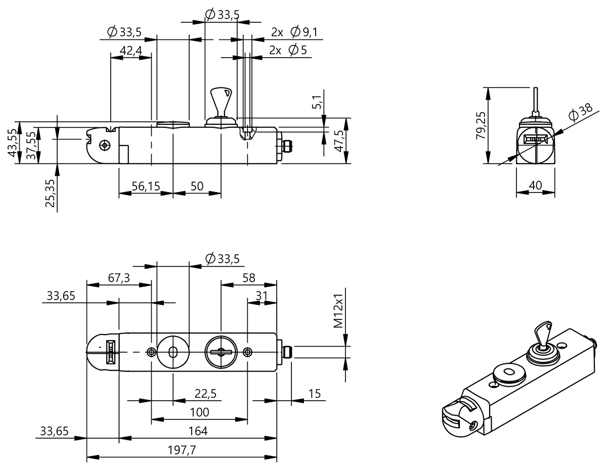 Dispositivos de retención electromecánicos
