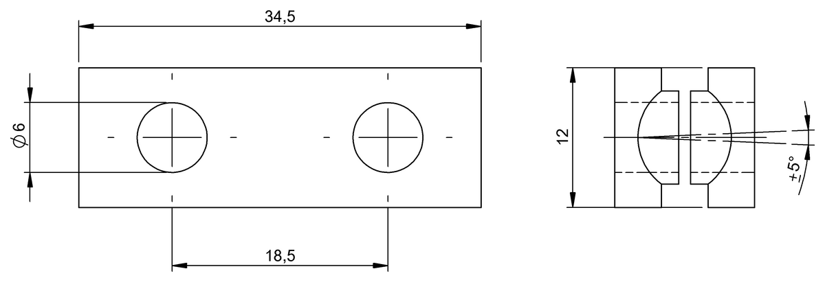 Brackets for safety sensors and devices
