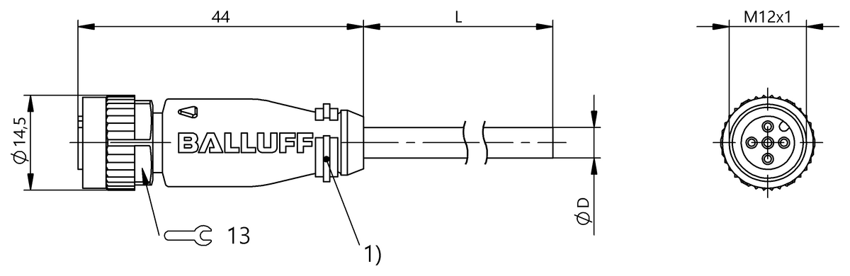Single-ended cordsets