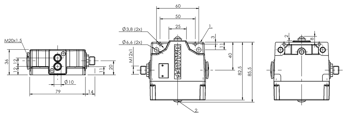 Interruttori di posizione multipli meccanici