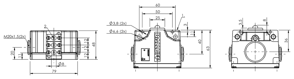 Mekanik çok konumlu limit sviçler